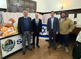 La entrega de la donación a Salto La solidaridad de la Embajada de Israel en Uruguay, expresión de amistad