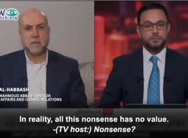 Mahmud al-Habash en la tv Al Arabiya Gaza: Asesor de Abbas sostiene que la renuncia de Hamas es un chiste