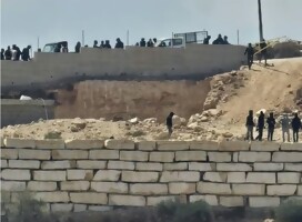 Junto a la aldea Qusra, vandalismo de extremistas Los extremistas de derecha que atacan a palestinos, son una mancha para Israel
