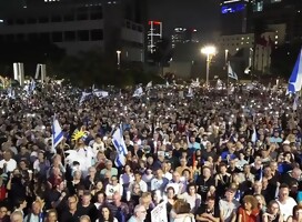 Manifestación en la plaza de los Secuestrados Faltan sólo tres días para decidir el futuro de Israel