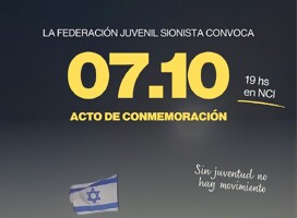 Doble cita comunitaria, en apoyo a Israel y recuerdo de las víctimas