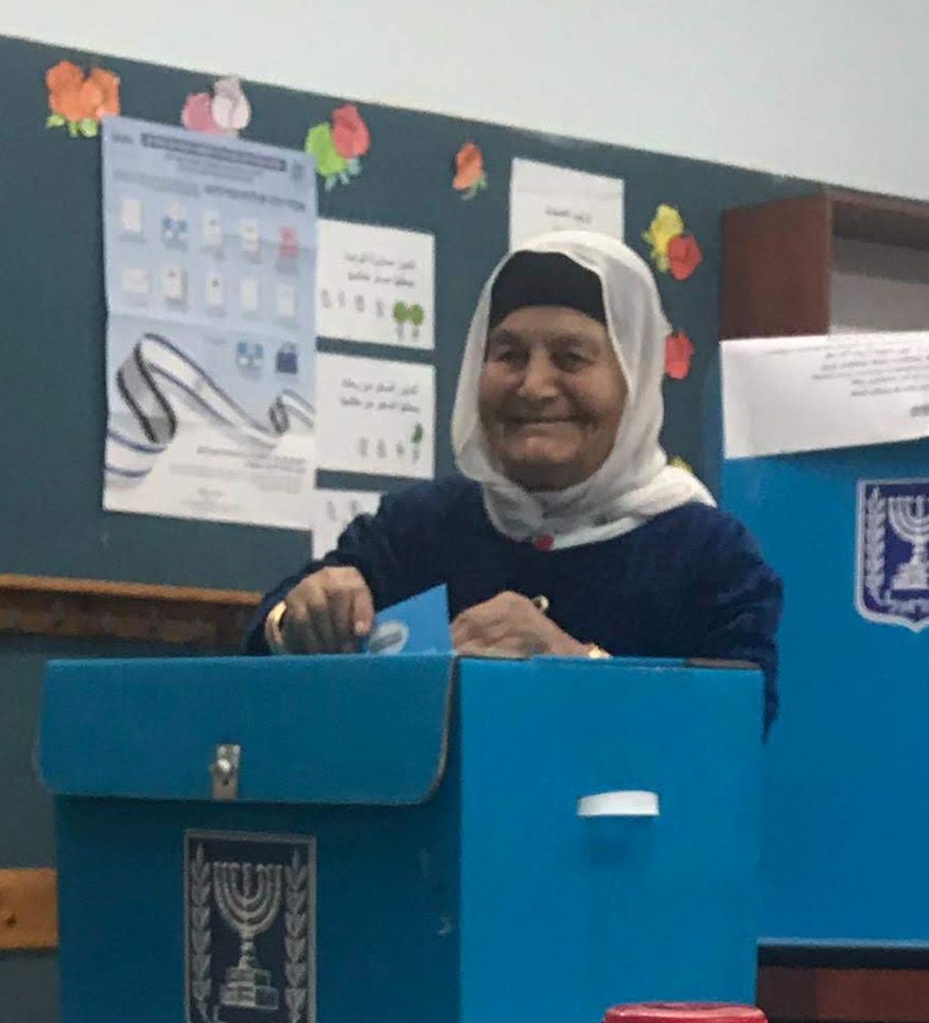 Votando en la localidad árabe Dir el-Assad en el norte de Israel
