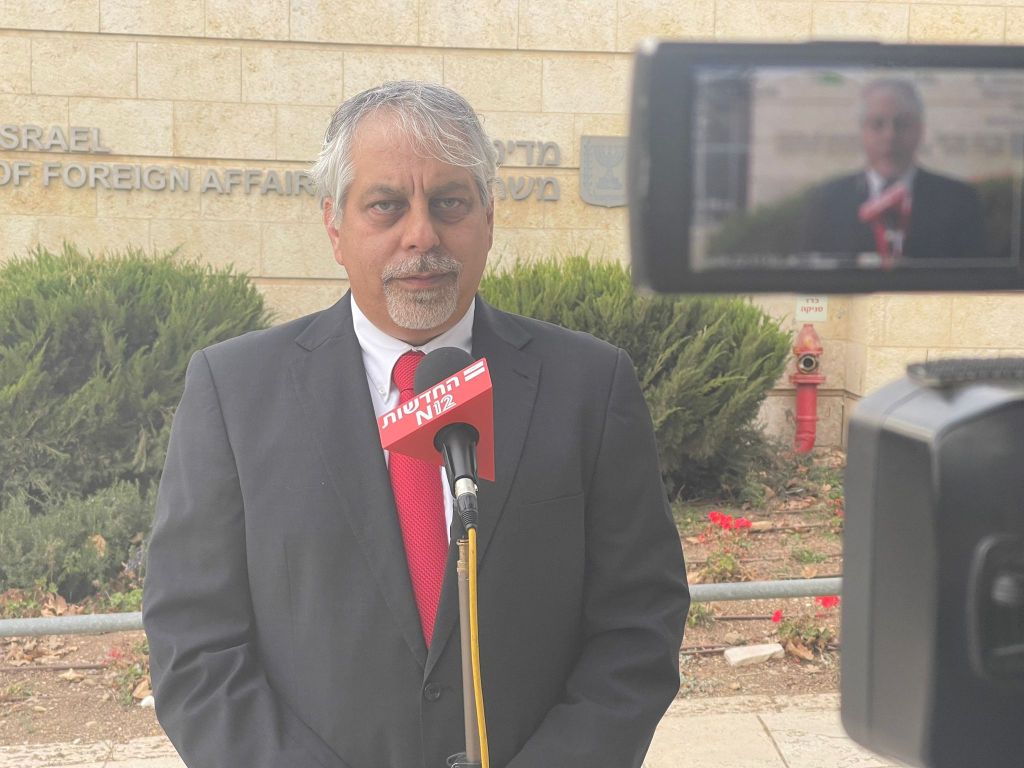Lior Haiat, vocero del Ministerio de RREE de Israel