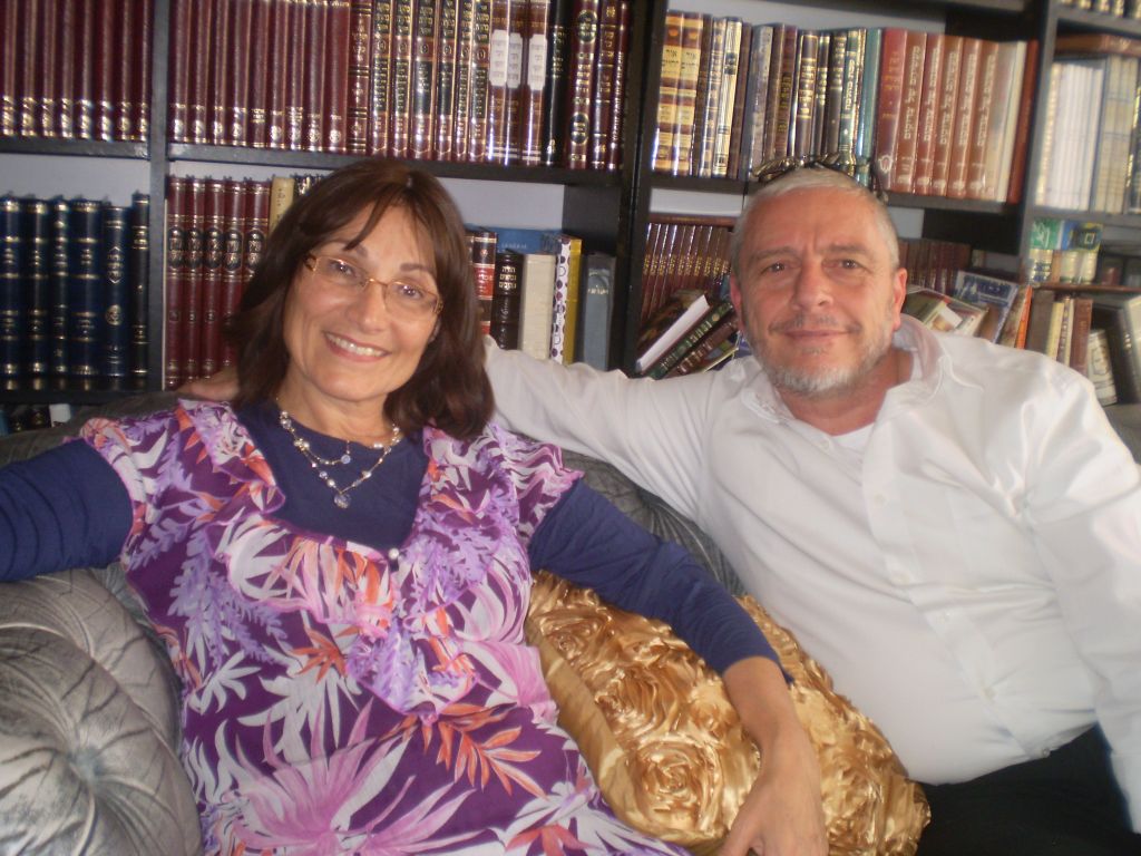 Esther y su esposo Mordejai